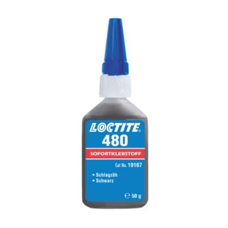 Loctite 480 50 g klej cyjanoakrylowy (błyskawiczny) wzmocniony kauczukiem kod: 246577